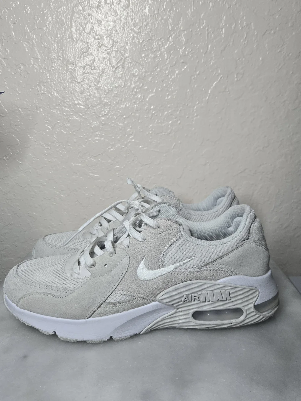Nike Air Max Excee Womens Sneakers in Tan/Beige White Size 10